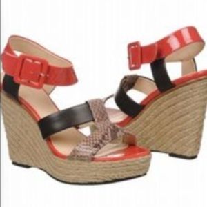 Calvin Klein Ellison Wedge Espadrille Sandals